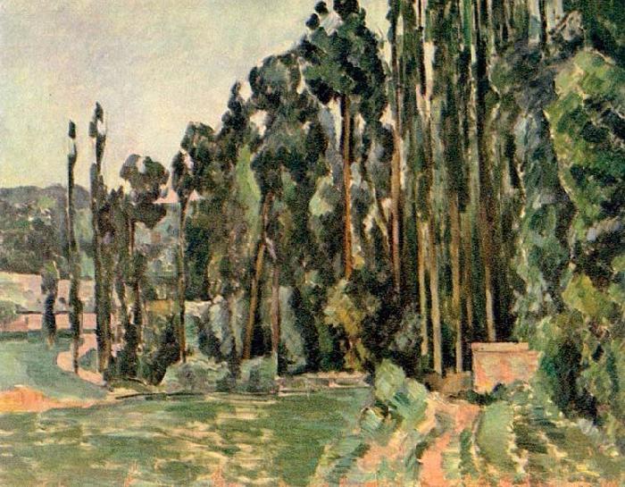 Die Pappeln, Paul Cezanne